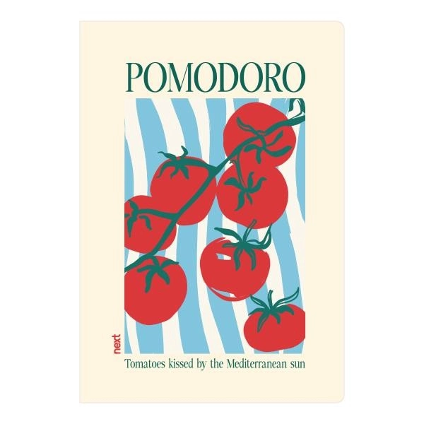 Next | Τετράδιο Καρφίτσα 17x25εκ. 40φ. - Pomodoro