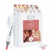 Ohuhu | Kaala Alcohol Art Markers - Σετ 24 τεμ. Skin Tone - Slim Broad and Fine