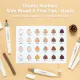 Ohuhu | Kaala Alcohol Art Markers - Σετ 24 τεμ. Skin Tone - Slim Broad and Fine