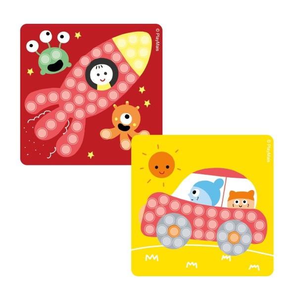 Playmais | Κατασκευές με κάρτες και σφουγγαράκια από άμυλο καλαμποκιού - Πύραυλος