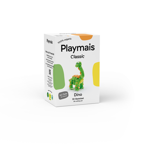 Playmais | Κατασκευές με σφουγγαράκια από άμυλο καλαμποκιού - Δεινόσαυρος
