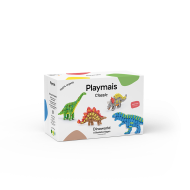 Playmais | Κατασκευές με κάρτες και σφουγγαράκια από άμυλο καλαμποκιού - Δεινόσαυροι