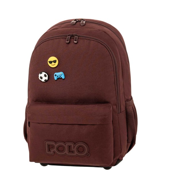 Polo | Τσάντα Δημοτικού - Pins bordeaux