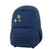 Polo | Τσάντα Δημοτικού - Pins Blue