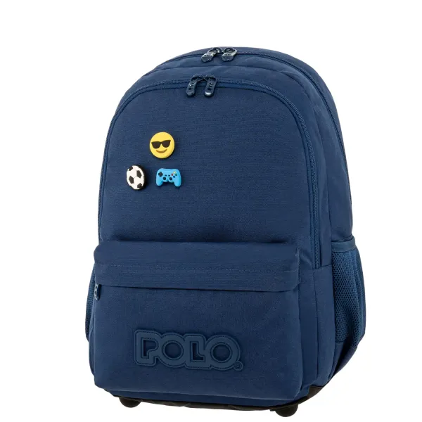 Polo | Τσάντα Δημοτικού - Pins Blue