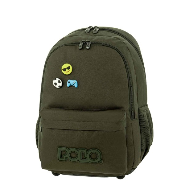 Polo | Τσάντα Δημοτικού - Pins Dark Green
