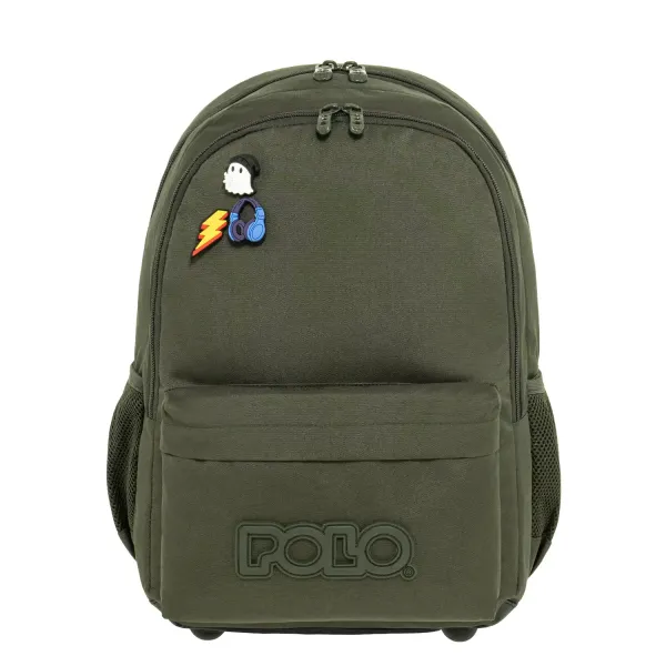 Polo | Τσάντα Δημοτικού - Pins Dark Green