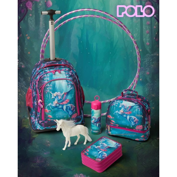 Polo | Τσάντα Trolley Δημοτικού - Mover Unicorn