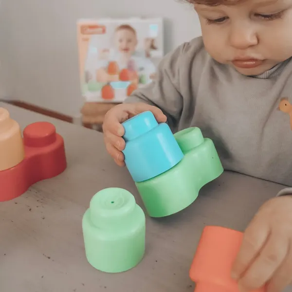 Quercetti | Τουβλάκια Σιλικόνης - Momy Soft 12 τεμ