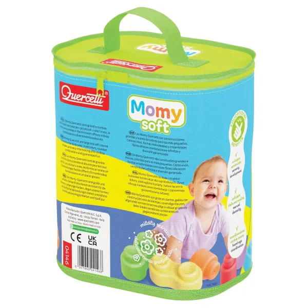 Quercetti | Τουβλάκια Σιλικόνης - Momy Soft Bag 28 τεμ