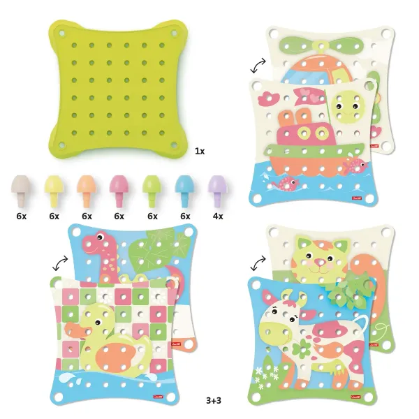 Quercetti | Παιχνίδι δραστηριοτήτων - Jumbo Peggy EVO