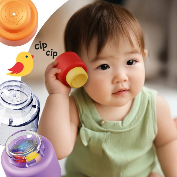 Quercetti | Τουβλάκια Σιλικόνης Αισθητηριακά -  Momy Soft Sensory Blocks 8 τεμ.