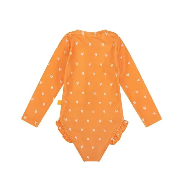 Swim Essentials | Ολόσωμο μαγιό με προστασία UPF50+ 4-6y - Orange Hearts