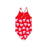 Swim Essentials | Ολόσωμο μαγιό με προστασία UPF50+ 6-8y - Red Hearts