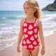 Swim Essentials | Ολόσωμο μαγιό με προστασία UPF50+ 6-8y - Red Hearts