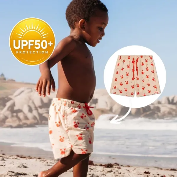 Swim Essentials | Μαγιό Σορτς  με προστασία UPF50+ 4-6y - Oh Crab