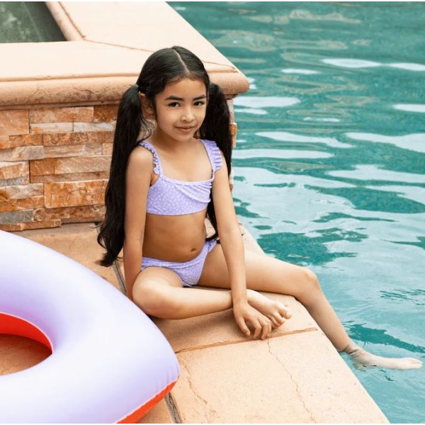 Swim Essentials | Μπικίνι μαγιό με προστασία UPF50+ - Lila Leopard