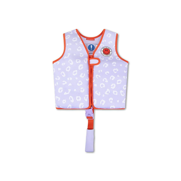 Swim Essentials | Γιλέκο Κολύμβησης UPF50+ - Lila Leopard