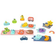 Tooky Toy | Παιχνίδι Μνήμης και Αφής από Ξύλο και Χαρτί