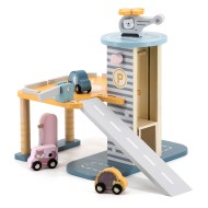 Viga | Ξύλινο πάρκινγκ αυτοκινήτων και ελικοπτέρου