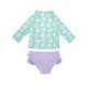 Zoocchini | Σετ UV Μαγιό & Μπλούζα UPF50+ - Daisy