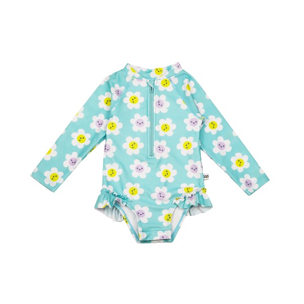 Zoocchini | Αντηλιακό Ολόσωμο Μαγιό με Μανίκια UV Daisy UPF50+ - Daisy