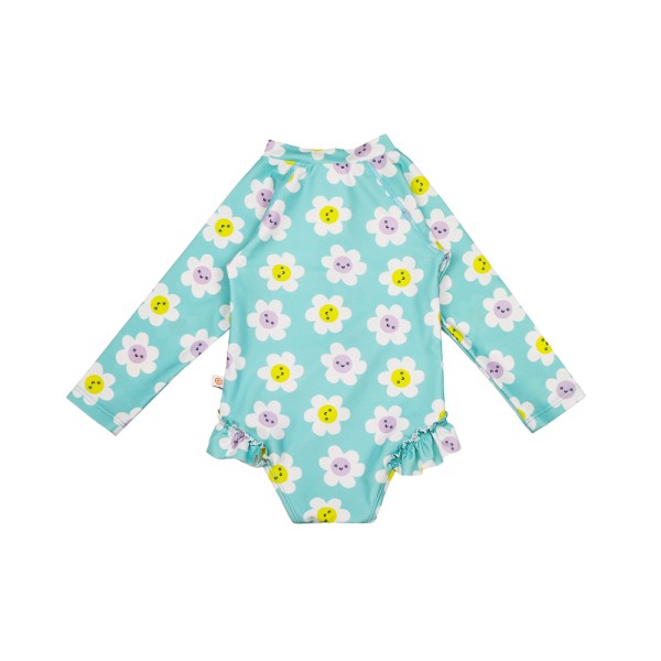 Zoocchini | Αντηλιακό Ολόσωμο Μαγιό με Μανίκια UV Daisy UPF50+ - Daisy