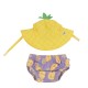 Zoocchini | Σετ Μαγιό Πάνα & Καπέλο UPF50+ - Pineapple