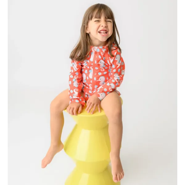 Zoocchini | Ολόσωμο UV  Μαγιώ με Μανίκια UPF50+ 4-5y - Sally the Seahorse