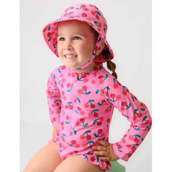 Zoocchini | Ολόσωμο UV  Μαγιώ με Μανίκια UPF50+ 4-5y - Cherry