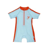 Zoocchini | Ολόσωμο Κοντομάνικο με στάμπα Lobster UPF50+ 4-5y - Light Blue