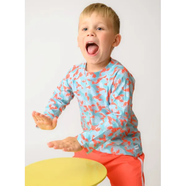 Zoocchini | Σετ UV Μαγιό, Bucket Καπέλο & Μπλούζα UPF50+ 3-4y - Lobster