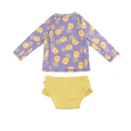 Zoocchini | Σετ UV Μαγιό & Μπλούζα UPF50+ 3-4y - Pineapple