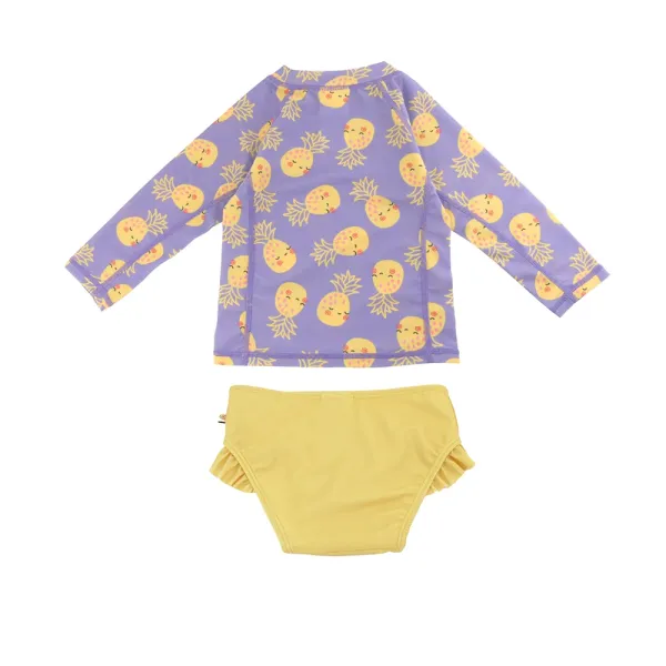 Zoocchini | Σετ UV Μαγιό & Μπλούζα UPF50+ 3-4y - Pineapple