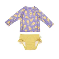 Zoocchini | Σετ UV Μαγιό & Μπλούζα UPF50+ 3-4y - Pineapple