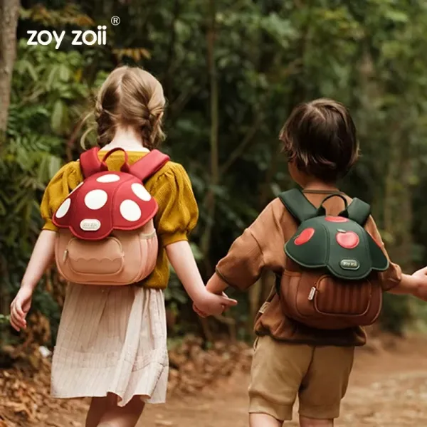Zoyzoii | Τσάντα Νηπιαγωγείου - 3D Mushroom