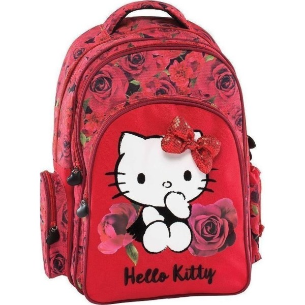 Graffiti | Τσάντα  Δημοτικού - Hello Kitty Red